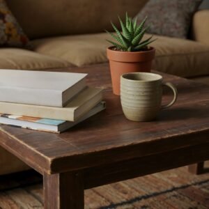Glass-Top Coffee Table